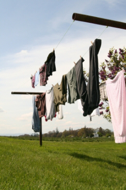 Drying Clothes in the Sun